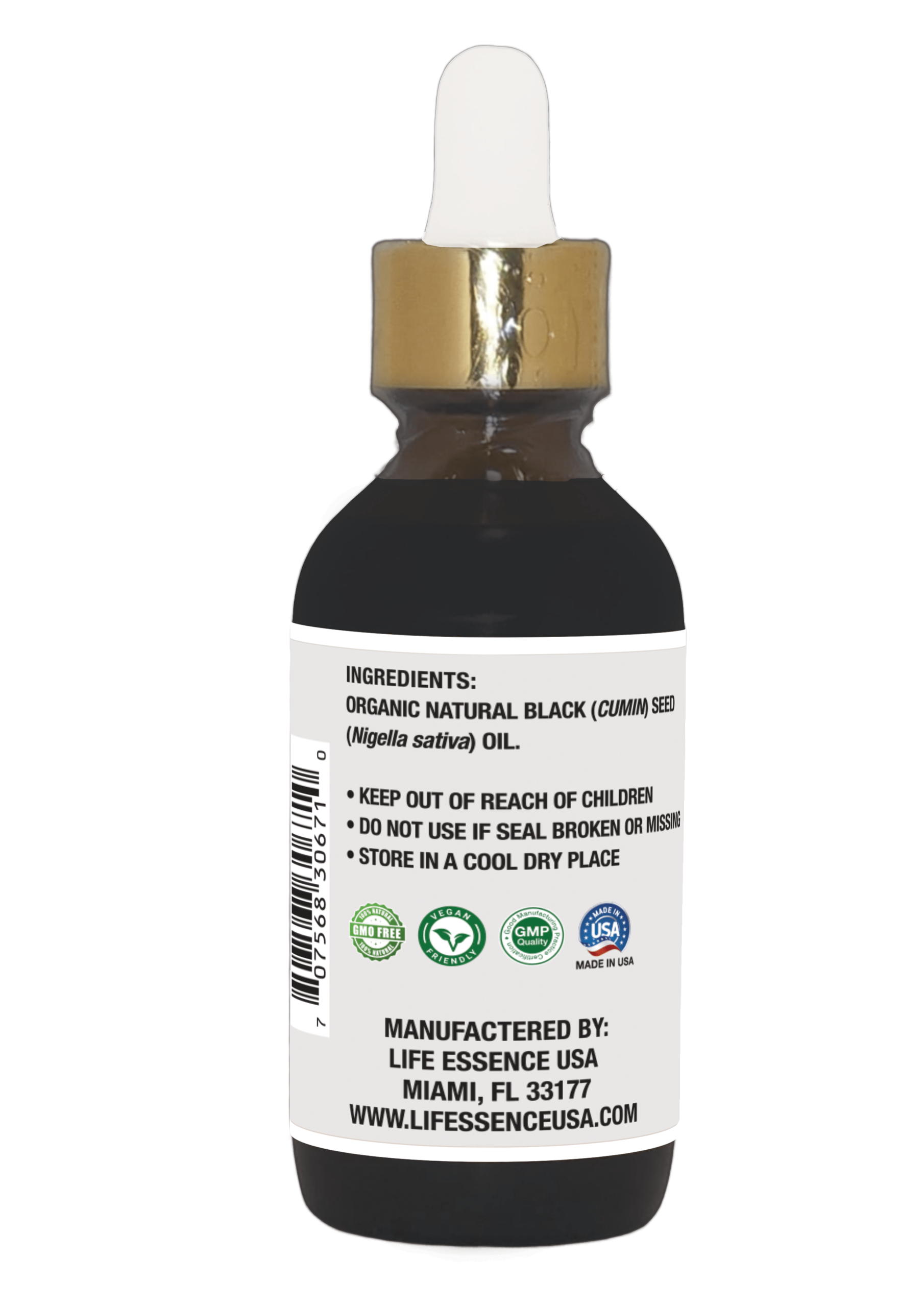 Alternative view of Virgin Organic Black Seed Natural Oil