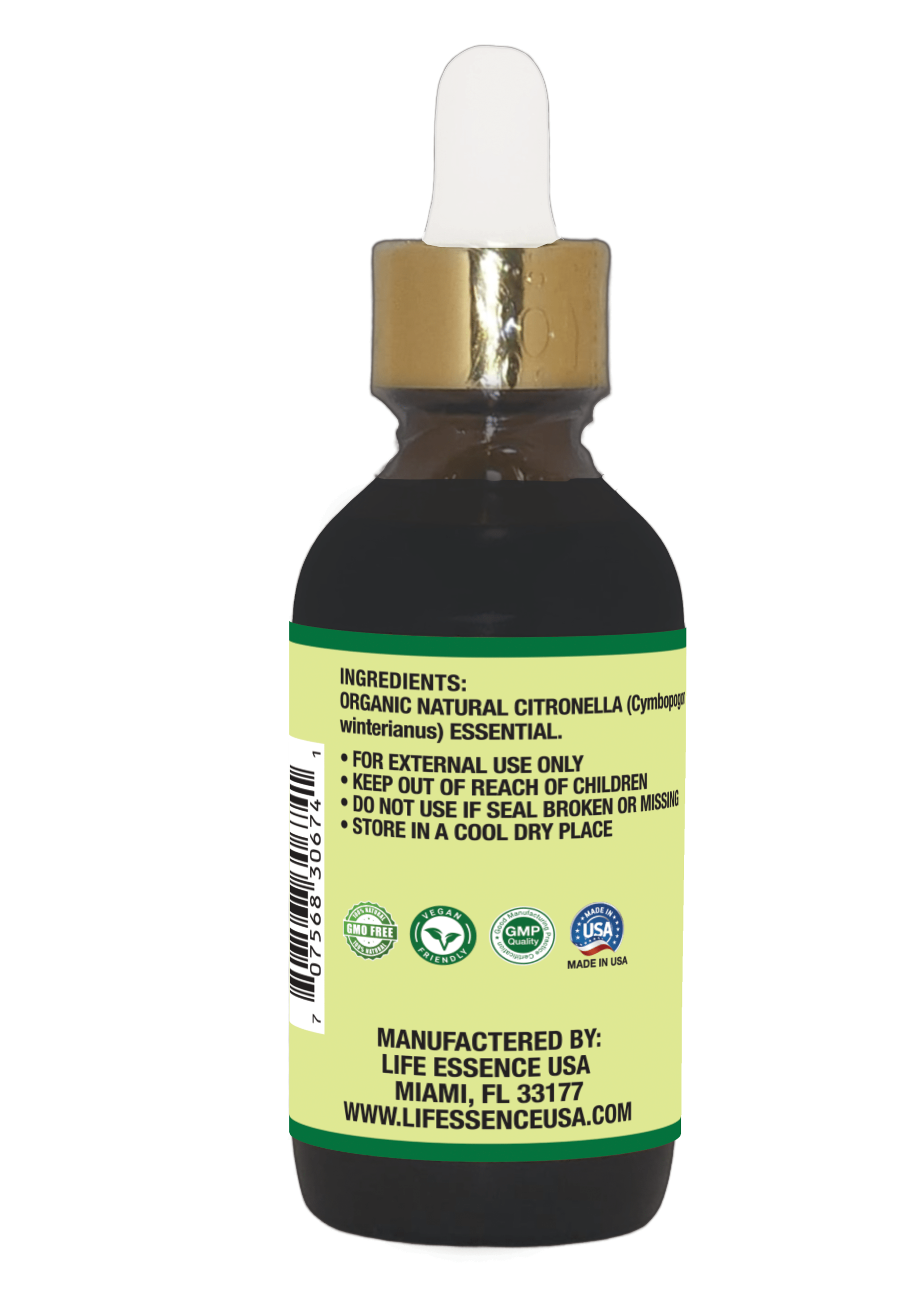 Alternative view of Natural Organic Citronella Essential Oil